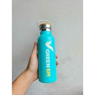 Bình giữ nhiệt Green SM 500ml, bình nước xanh SM cao cấp phiên bản giới hạn. Green SM thermos flask limited edition