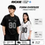 RICXIE ATELIER Áo Thun Lưới Thể Thao Unisex Oversize Phối Sọc Retro S-4XL