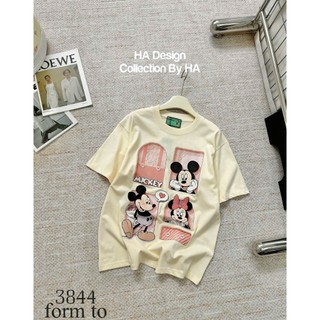 Áo Thun Nữ Mickey Họa Tiết Form Rộng QCCC Cao Cấp