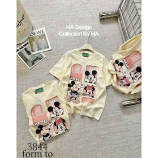 Áo Thun Nữ Mickey Họa Tiết Form Rộng QCCC Cao Cấp