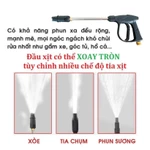 [BH 2 Năm] Máy xịt rửa xe, sân vườn Sakura YC007 Có Chỉnh Áp và Sakura A6 Không Chỉnh Áp - Tặng bộ phụ kiện — ảnh 4