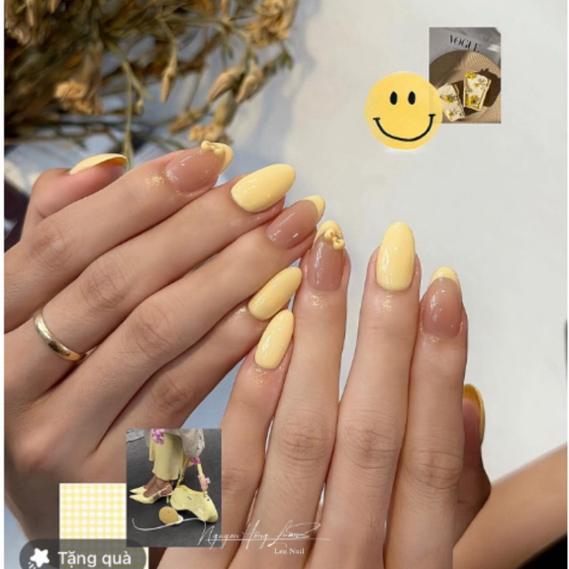 nailbox thiết kế mẫu vành xanh mùa hè sang chảnh
