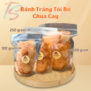Bánh Tráng Tỏi Bò Chua Cay Đậm Vị - Ăn Vặt Nhà Bơ Béo