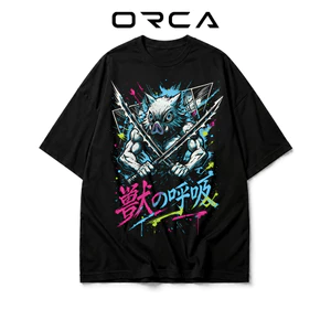 Áo thun Orca in hình Hashibira Inosuke Demon Slayer - Vải Cotton cao cấp - ORCA370