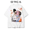 Áo thun Orca in hình Akaza Demon Slayer - Vải Cotton cao cấp - ORCA371