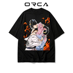 Áo thun Orca in hình Akaza Demon Slayer - Vải Cotton cao cấp - ORCA371