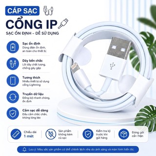 Dây ​Cáp Sạc Nhanh Dành Cho Điện Thoại từ 6 đến 14P.M - Dây Sạc USB-A Sang Lightning Độ Bền Cao