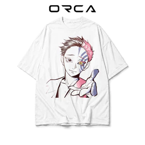Áo thun Orca in hình Akaza Demon Slayer - Vải Cotton cao cấp - ORCA378