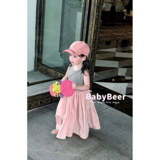 Váy dài phong cách Hàn quốc cho bé/ váy Maxi đi biển cho bé  (chính chủ loại 1)
