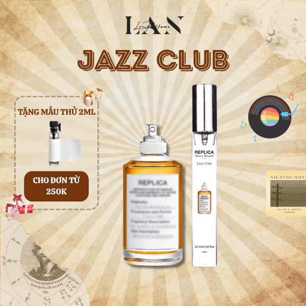 BST Nước hoa Unisex R.E.P.L.I.C.A Beach, Bubble, Coffee, Fireplace, Jazz, Lazy, Matcha LAN PERFUME, Nước Hoa Chiết