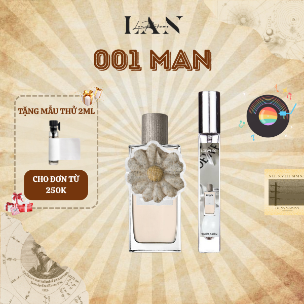 BST Nước Hoa Chiết Aire, Woman 001, Man 001, Essencia Pour Homme LAN PERFUME, Tinh Dầu Nước Hoa Thơm Lâu