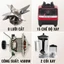 Máy Xay Sinh Tố Đa Năng SILVER CREST, Máy Xay Công Nghiệp 2 Cối Xay Công Suất 4500W,15 Mức Xay Cao Cấp