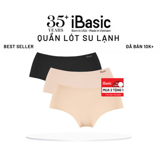 [MUA 2 TẶNG 1] Pack 3 combo quần lót su nữ lưng cao không đường may không lộ viền iBasic PA3V189