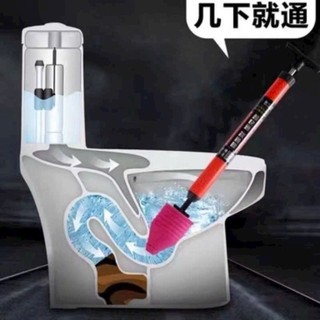 Dụng Cụ Thông Tắc Bồn Cầu Bằng Khí Lên Phiên Bản Nâng Cấp 2 Tích Hợp Có Độ Đàn Hồi Cao Giải Quyet Tắc Nghẽn Nhanh Chóng