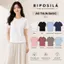 ÁO THUN NỮ CỔ TRÒN BASIC BI.POSILÁ FORM SUÔNG VỪA | Cotton Borip Co Giãn 4 Chiều Mềm Mịn