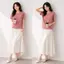ÁO THUN NỮ CỔ TRÒN BASIC BI.POSILÁ FORM SUÔNG VỪA | Cotton Borip Co Giãn 4 Chiều Mềm Mịn