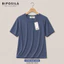 ÁO THUN NỮ CỔ TRÒN BASIC BI.POSILÁ FORM SUÔNG VỪA | Cotton Borip Co Giãn 4 Chiều Mềm Mịn