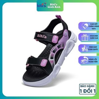 Sandal Biti's Bé Gái Màu Đen BEG006800DEN Siêu Nhẹ - Chất Liệu EVA Cao Cấp FORM TO