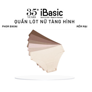 Combo 12 Quần lót nữ su lạnh iBasic không đường may phom bikini free cut PANW204