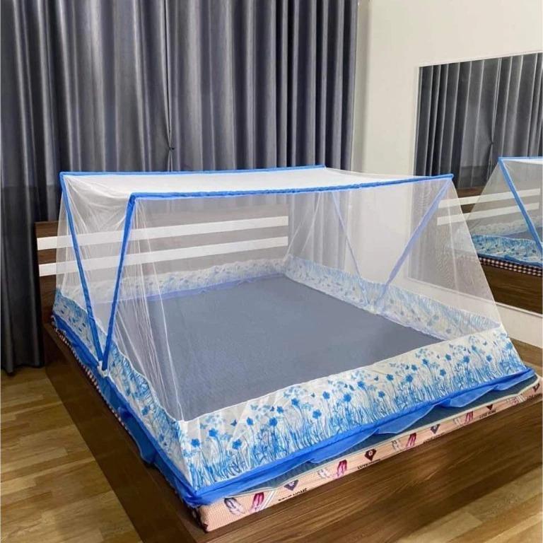 Màn Xếp Thông Minh Gấp Gọn Chống Muỗi Cao Cấp Cho Người Lớn & Trẻ Em, Mùng Ngủ Thông Minh Dễ Lắp