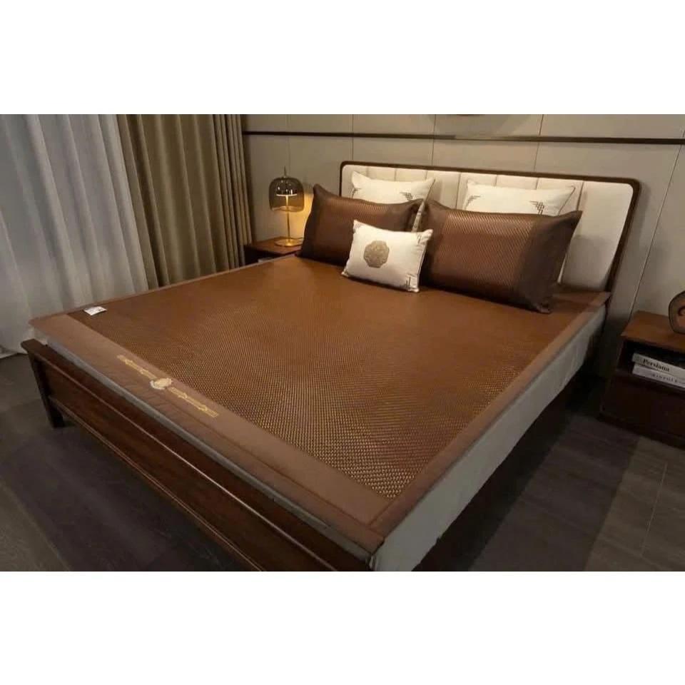 Chiếu Mây Điều Hoà Nhập Khẩu Cao Cấp - Có Lớp Đệm,  Dễ Vệ Sinh, Mát Lạnh Tự Nhiên, Không Mùi