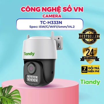 Camera IP Ngoài Trời 360 Độ 3MP TIANDY TC-H333N - IP CAMERA WIFI TC-H333N Spec: I5W/C/WIFI/4mm/V4.2 - Bảo Hành 2 năm