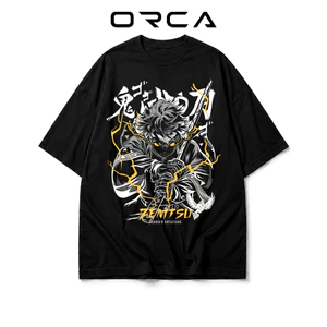 Áo thun Orca in hình Agatsuma Zenitsu Demon Slayer - Vải Cotton cao cấp - ORCA390