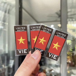 Set 2 tem Dán Biển Số Xe Máy, Xe Điện & Tem In UV DTF Công Nghệ Nhật Bản