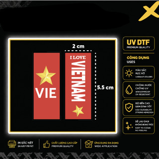 Set 2 tem Dán Biển Số Xe Máy, Xe Điện & Tem In UV DTF Công Nghệ Nhật Bản