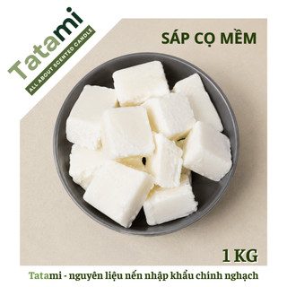 Sáp Cọ Mềm Làm Nến Thơm TATAMI Sáp Thực Vật Cao Cấp Ít Khói Đốt Sạch Nguyên Liệu Nến Handmade