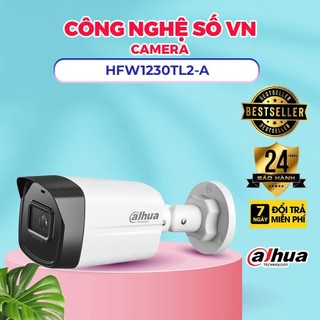 Camera DAHUA DH-IPC-HFW1230TL2-A (2MP/IP/Thân Trụ/Hồng Ngoại/Mic) - Chính Hãng Bảo Hành 2 năm
