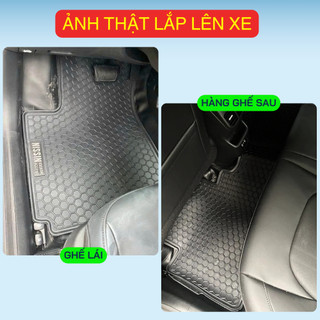 Thảm Lót Sàn Cao Su Hyundai Accent 2018 - Nay, Cao su đúc Không Mùi , Vừa Khít Form Xe- Chống Nước, Dễ Dàng Lắp Đặt