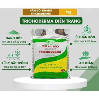 1Kg Nấm Đối Kháng Trichoderma Điền Trang Ủ Phân Hữu Cơ, Ủ Rác, Đậu Tương, Khử Mùi