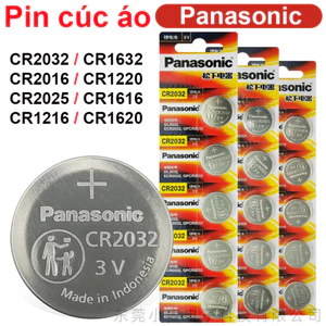 Pin cúc áo CR1216, CR1220, CR1616, CR1620, CR1632, CR2016, CR2025, CR2032, CR2430