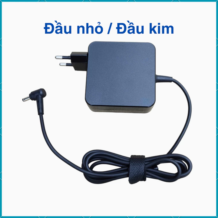 Sạc Laptop Asus 19V - 2.37A / 3.42A Cho Asus Vivobook Zenbook - Charger 45W 65W - Adapter Asus Hình Vuông