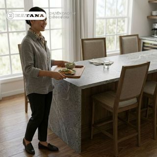 Khay gỗ teak cao cấp KATANA đựng đồ size to (17x250x350mm)