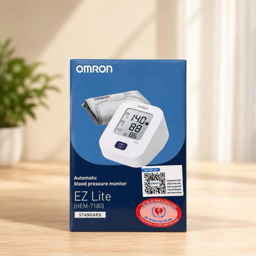(Dòng mới 2026) Máy Đo Huyết Áp Bluetooth OMRON EZ BT HEM-7180-Không kèm Adapter - Bảo hành 5 năm