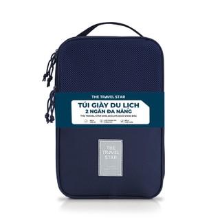 Túi đựng giày The Travel Star SHB_02 Elite Duo Shoe Bag S, Thiết Kế 2 Ngăn Đựng Giày, Vải Polyester Kháng Mùi