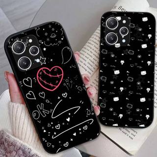 Ốp lưng Xiaomi Redmi 12 / Redmi 12 5G in hình trái tim, dễ thương ,cute siêu đẹp cho nữ