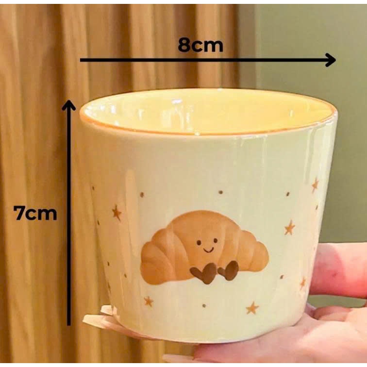 cốc Sứ Họa Tiết Trái Cây & Bánh Ngọt Dễ Thương – Decor Bếp & Ăn Uống Hằng Ngày
