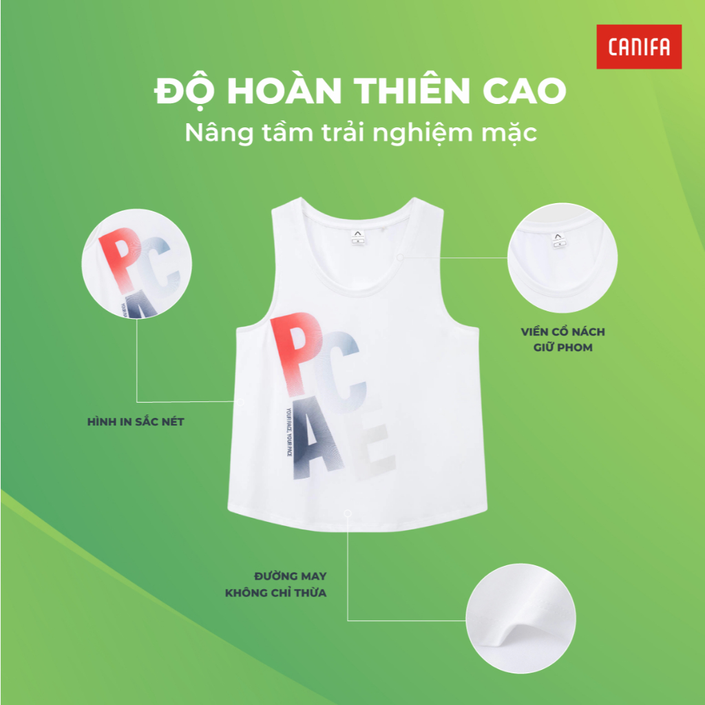 Áo ba lỗ nữ CANIFA active 6TA26S003