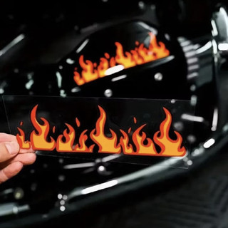 Tem Lửa Racing Cực Chất Decal UV Chống Nước Dán Xe Máy Nón Bảo Hiểm Bền Màu Chống Trầy Xước