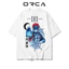 Áo thun Orca in hình Akaza Demon Slayer - Vải Cotton cao cấp - ORCA407