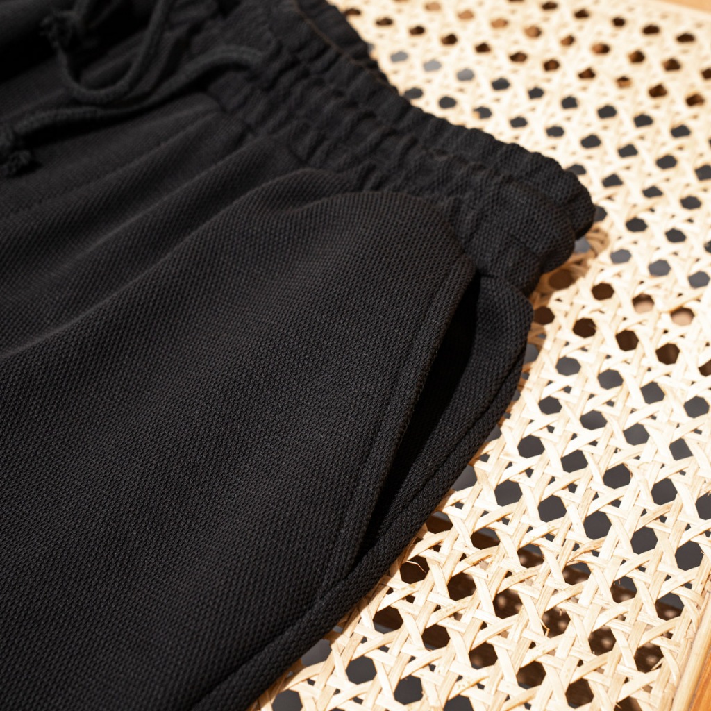 Quần Short Nỉ Nam Boo Bermuda Basic Chất Liệu Pique Cao Cấp Form Dáng Trẻ Trung In Logo Thích Hợp Mặc Đi Chơi