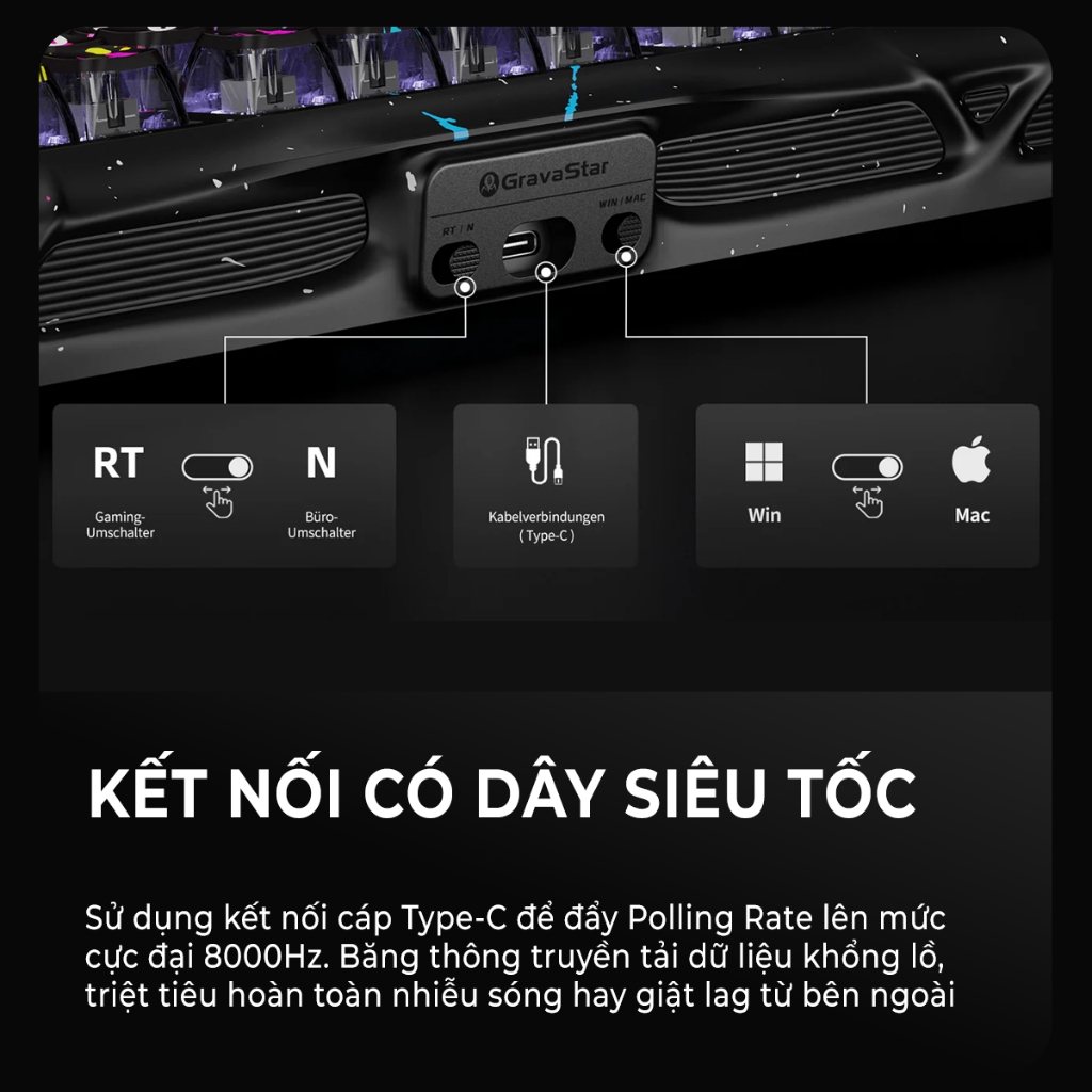 Bàn phím cơ Gravasta Meucry V75 Pro & V75 - Bàn phím cơ gaming cắm dây, Switch từ tính Rapid Trigger, Khung nhôm CNC