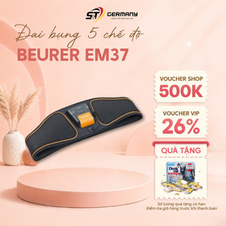 HCM Đai Bụng Beurer EM37 , Đai 5 Chế Độ Đa Dạng, 4 điện cực hỗ trợ tập bụng GermanySnT 160007