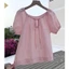 𝗟𝗶𝗲 𝗟𝗶𝗻𝗲𝗻 - Áo Linen Tơ thắt nơ sau