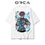 Áo thun Orca in hình Akaza Demon Slayer - Vải Cotton cao cấp - ORCA418