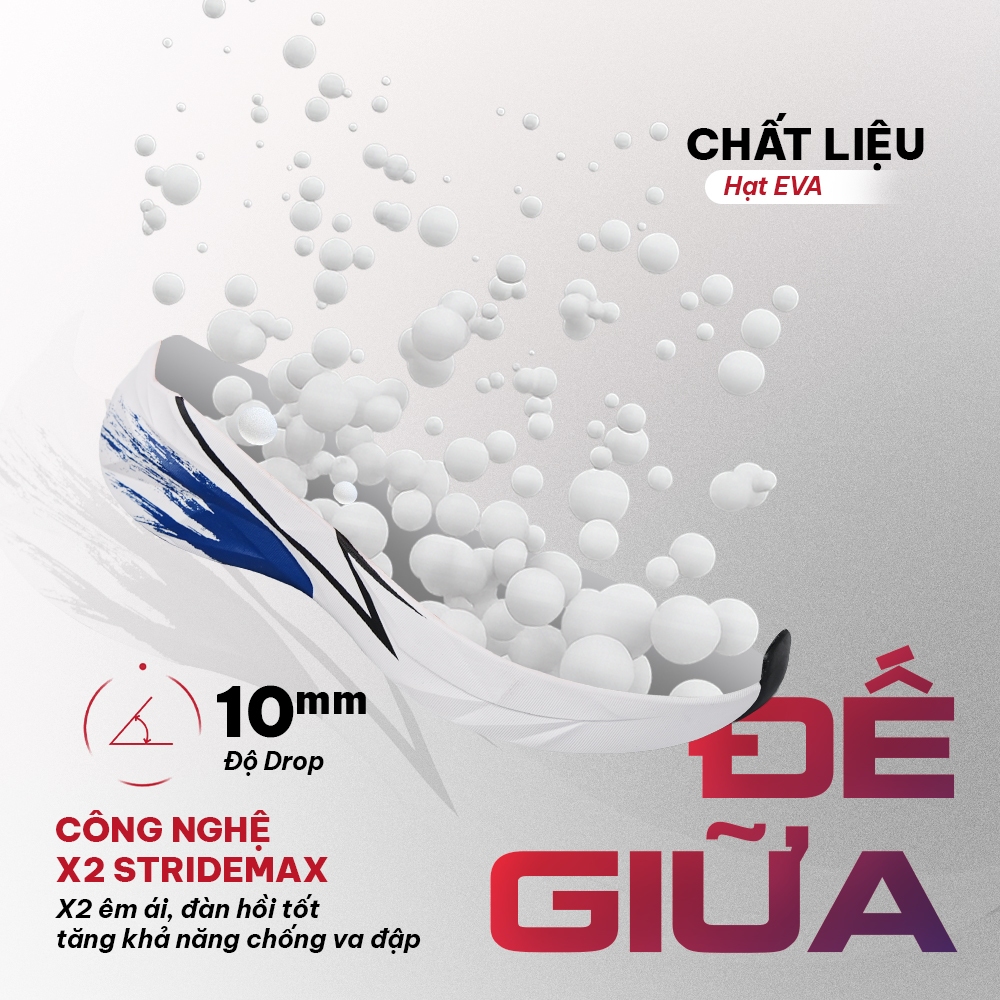 [Bản Nâng Cấp] Giày Thể Thao Chạy Bộ Nam Nữ GOYA STRIDES 3.5 Năm 2026 2- Êm Ái Vượt Trội, Thoáng Khí