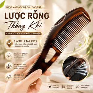 Lược Massage Da Đầu Có Tay Cầm TORO Cao Cấp - Hỗ Trợ Giảm Gàu, Giảm Rụng Tóc, Gỡ Rối Tóc, Nâng Phồng Chân Tóc, Làm S